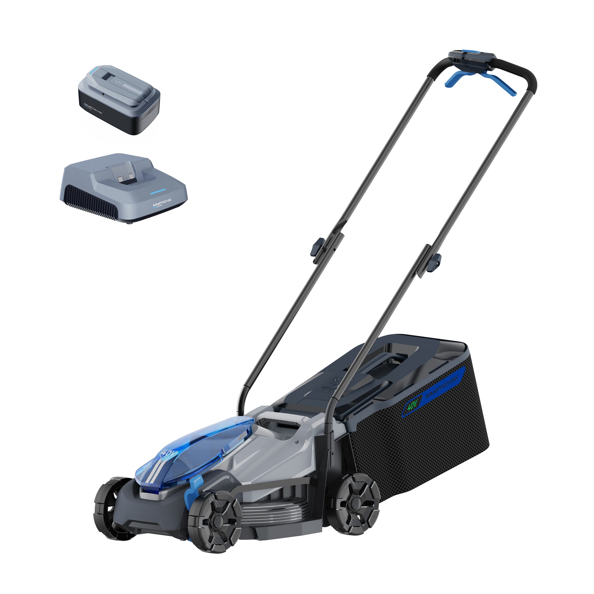 KraftSense U40X 40V Brushless Cordless 18-Inch Lawn Mower