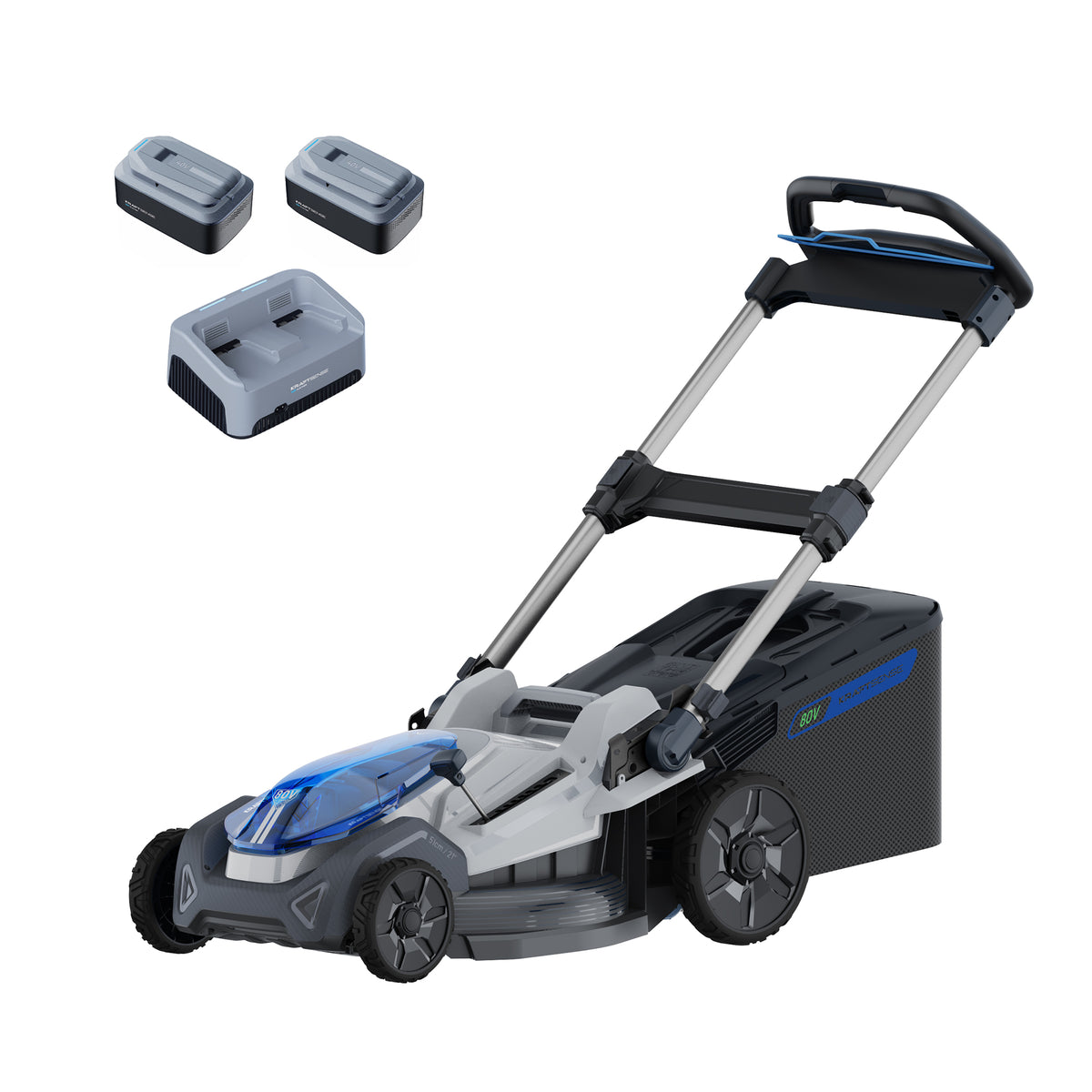 Kraftsense U40X 40V Brushless 21-inch Self-Propelled Lawn Mower (510 mm)