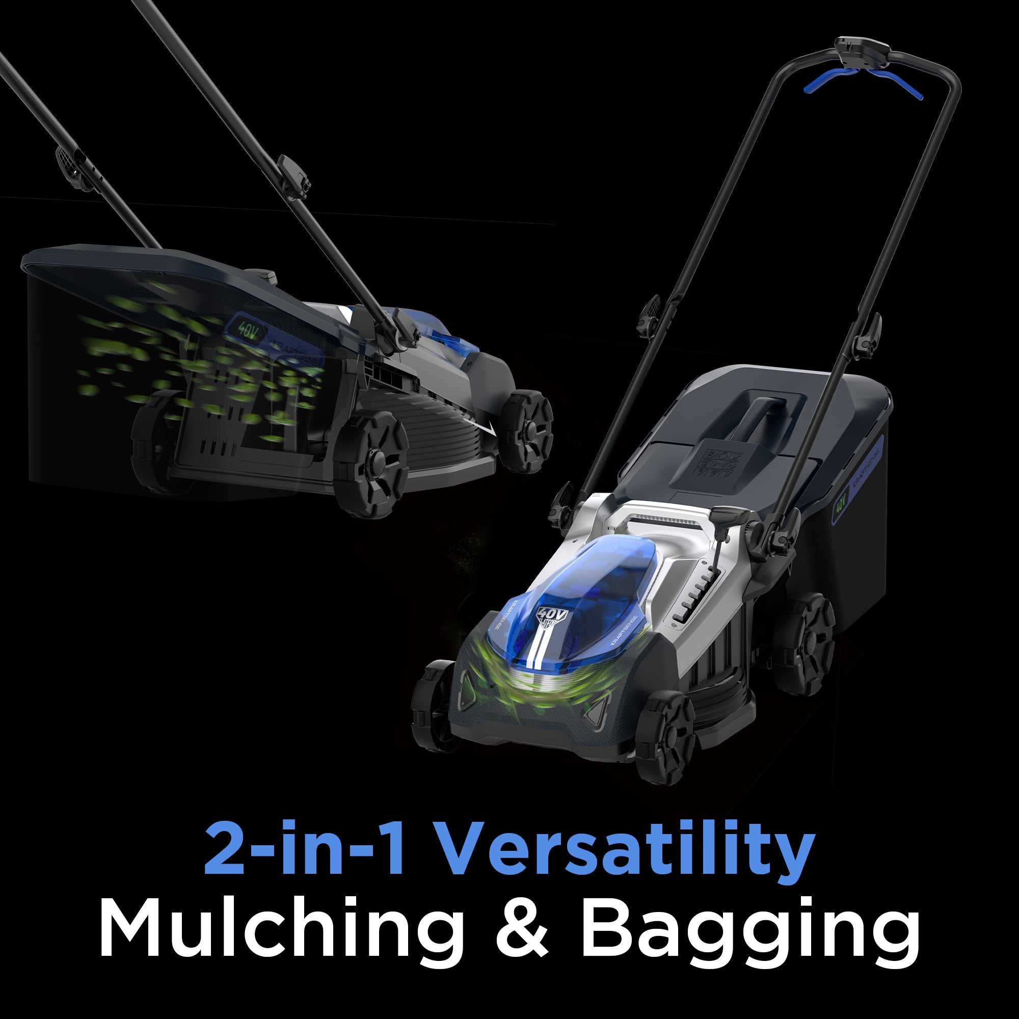 KraftSense U40X 40V Brushless Cordless 18-Inch Lawn Mower