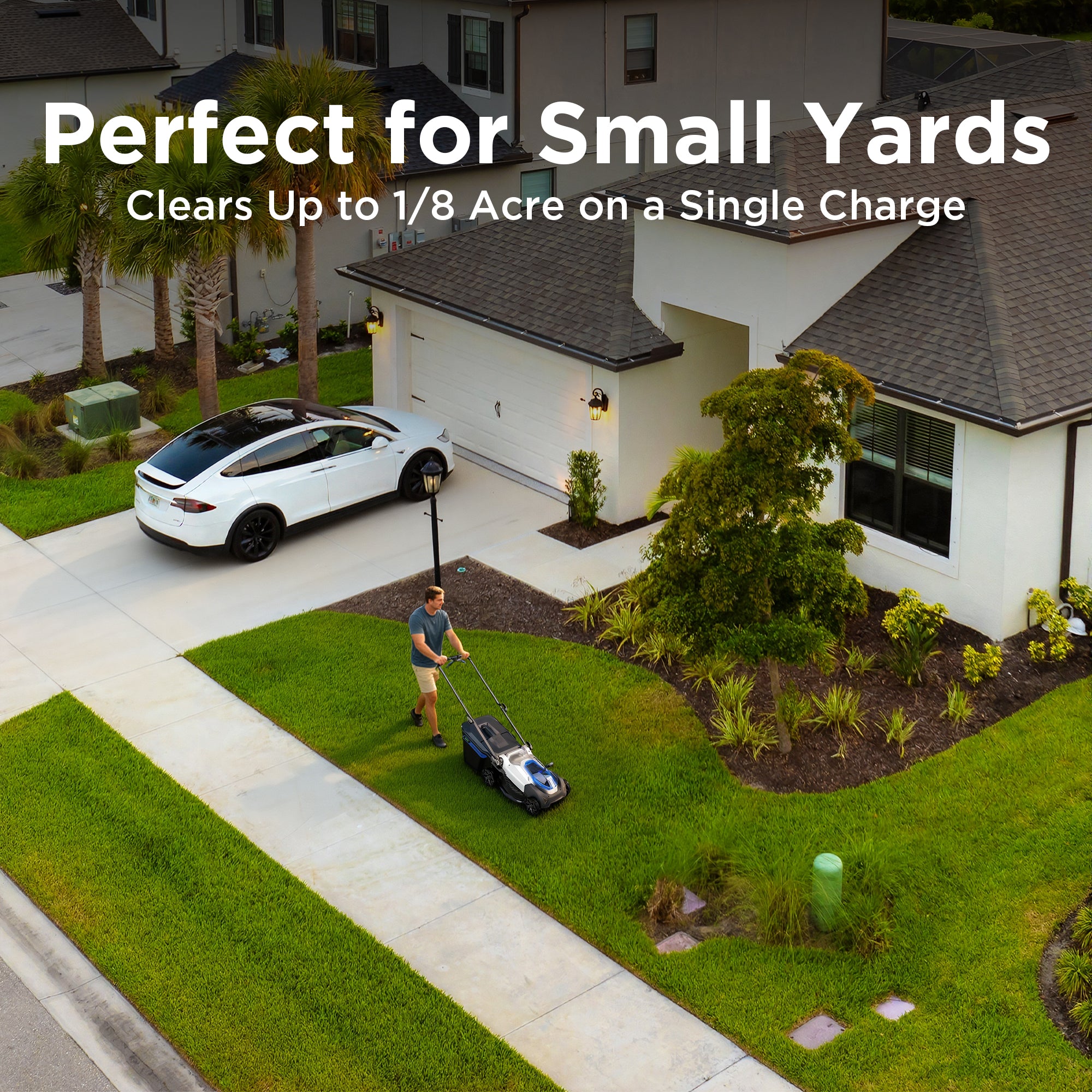 KraftSense U40X 40V Brushless Cordless 18-Inch Lawn Mower