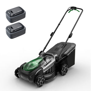 Kraftsense U20X Slim 40V Brushless Cordless Lawn Mower 18" with 2 x 5.0Ah Batteries