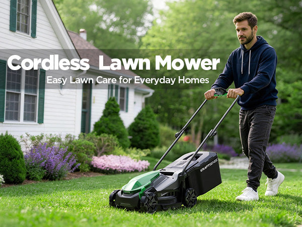 Kraftsense U20X Slim 40V Brushless Cordless Lawn Mower 14" with 2 x 5.0Ah Batteries