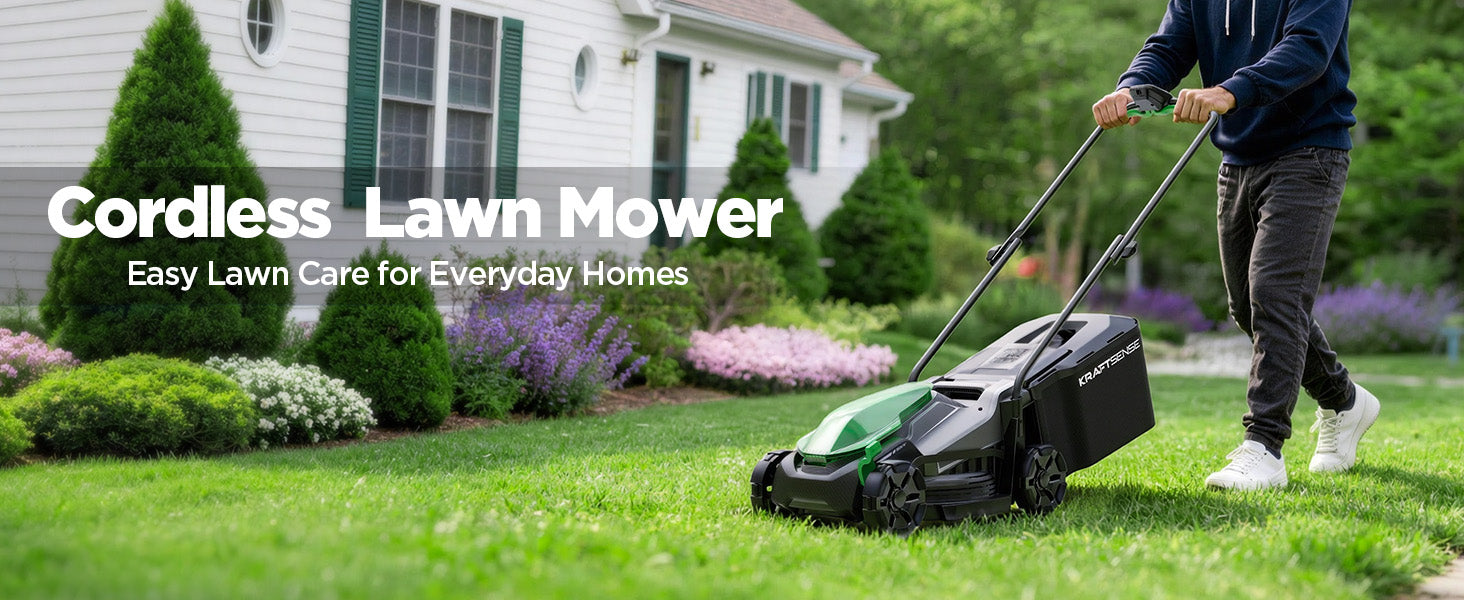 Kraftsense U20X Slim 20V Brushless Cordless Lawn Mower 14