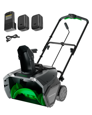 Kraftsense 20V Single Stage Cordless Snow Blower Dual 5.0Ah Battery Kit
