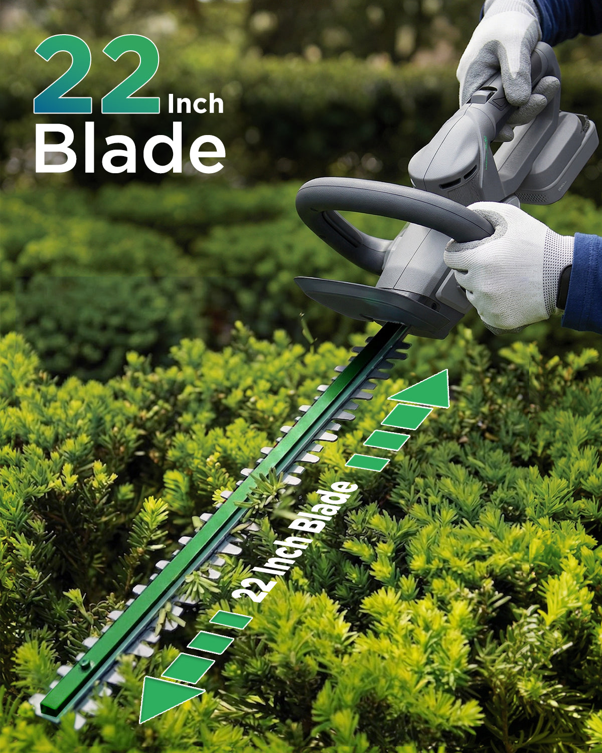 【COMING SOON】Kraftsense U20X Slim 20V Cordless Brushless Hedge Trimmer with 2.0Ah Battery