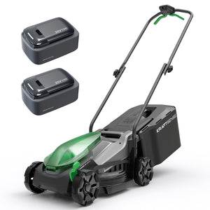 Kraftsense U20X Slim 40V Brushless Cordless Lawn Mower 14" with 2 x 5.0Ah Batteries