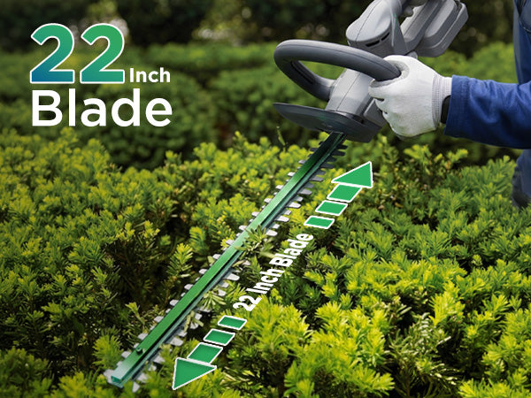 Kraftsense U20X  Slim 20V Cordless Brushless Hedge Trimmer with 2.0Ah Battery