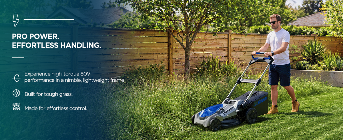 Kraftsense U40X 40V Brushless 21-inch Self-Propelled Lawn Mower (510 mm)
