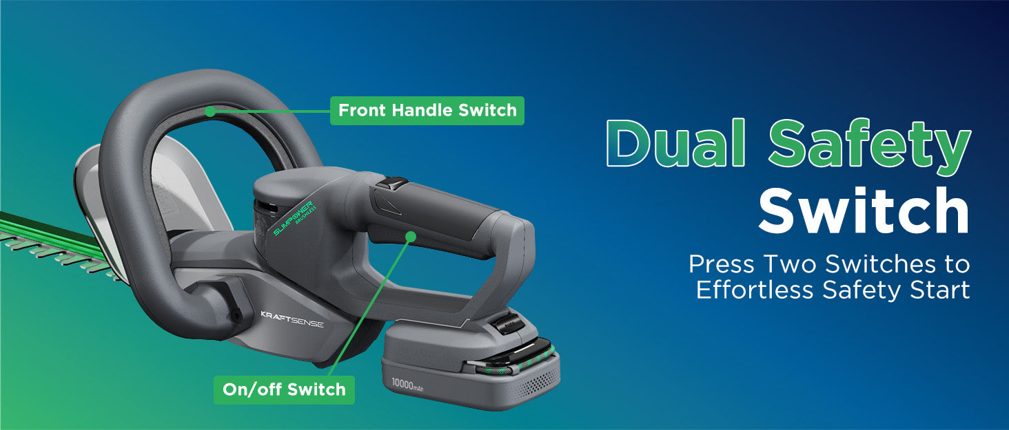 【COMING SOON】Kraftsense U20X Slim 20V Cordless Brushless Hedge Trimmer with 2.0Ah Battery