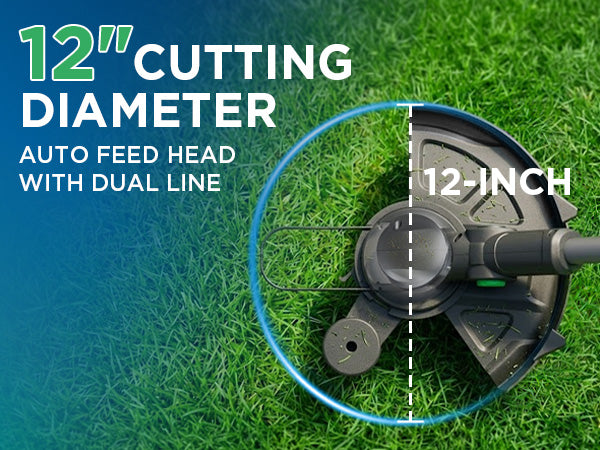 Kraftsense Slim 20V 2.0Ah Cordless Brushless String Trimmer
