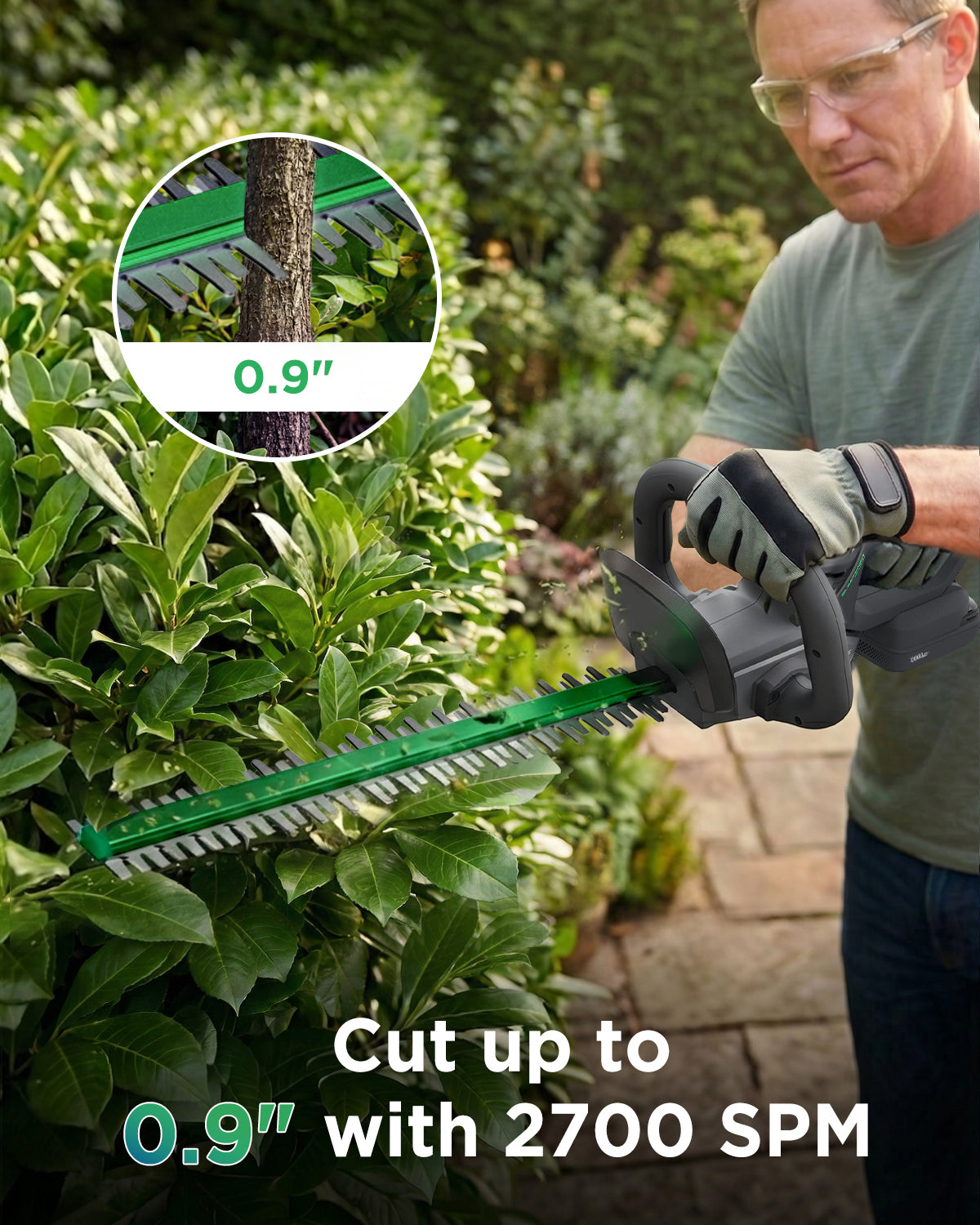 【COMING SOON】Kraftsense U20X Slim 20V Cordless Brushless Hedge Trimmer with 2.0Ah Battery