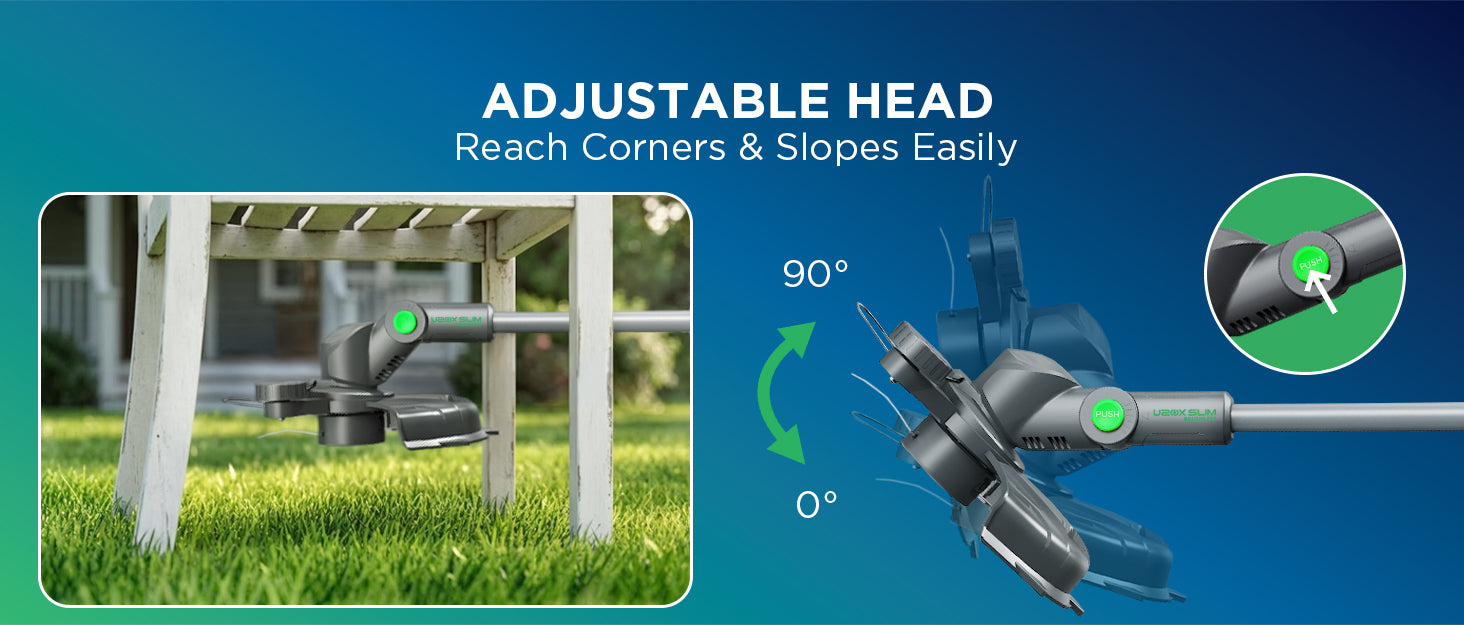 Kraftsense Slim 20V 2.0Ah Cordless Brushless String Trimmer