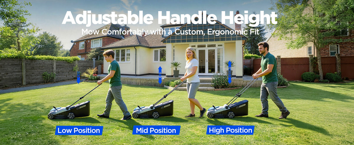 KraftSense U40X 40V Brushless Cordless 16-Inch Lawn Mower and Charger