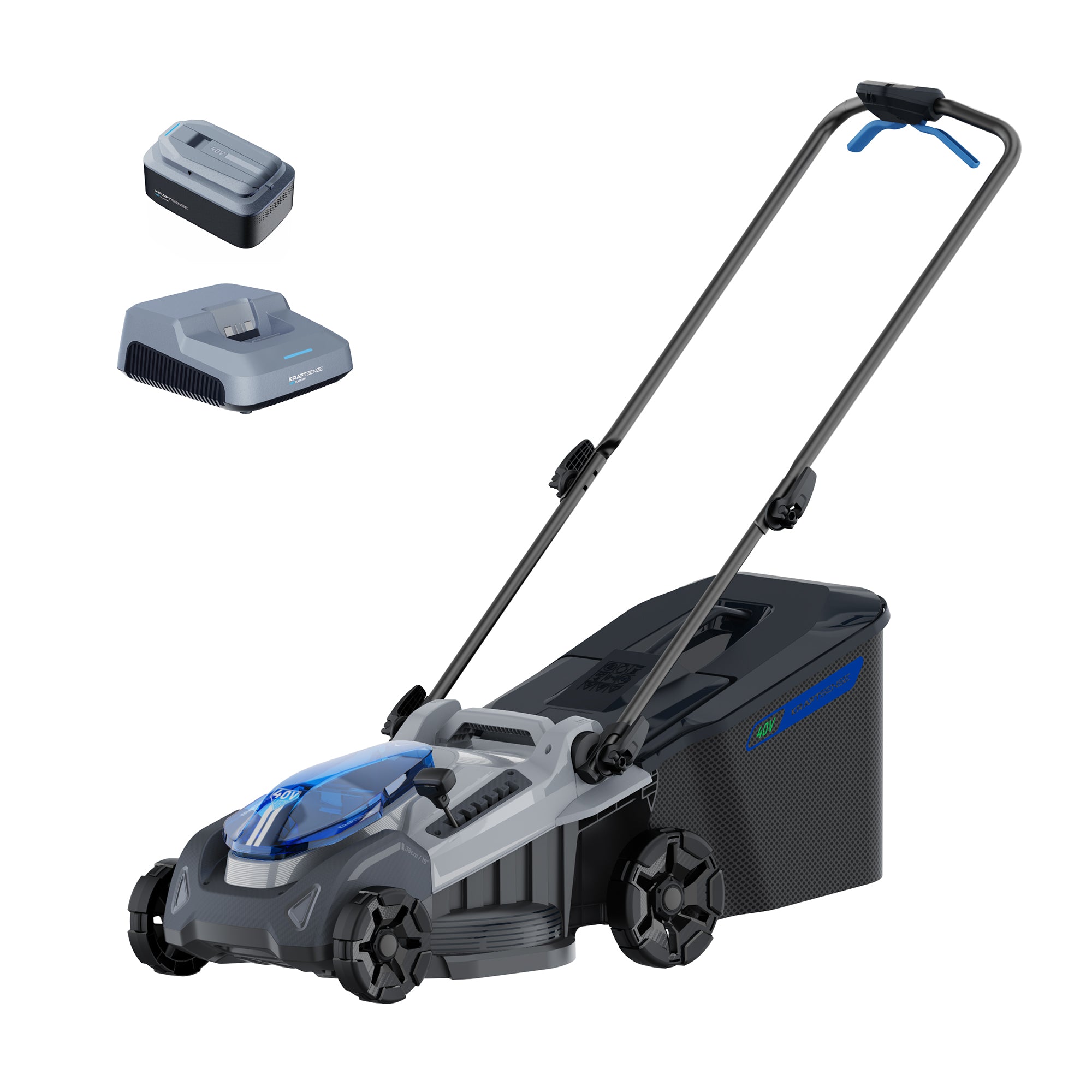 KraftSense U40X 40V Brushless Cordless 18-Inch Lawn Mower