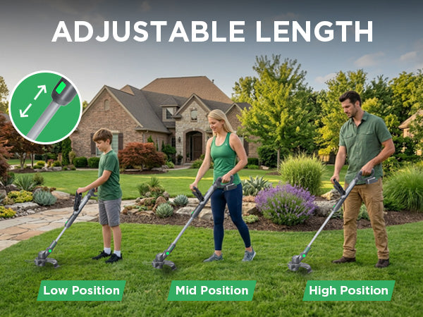 Kraftsense Slim 20V 2.0Ah Cordless Brushless String Trimmer