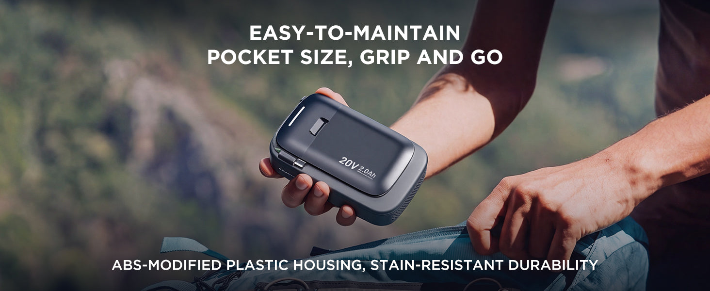$9.99 Limited Time Offer|Kraftsense U20X  Slim 20V 2-in-1 Tool Battery & Power Bank 2.0Ah