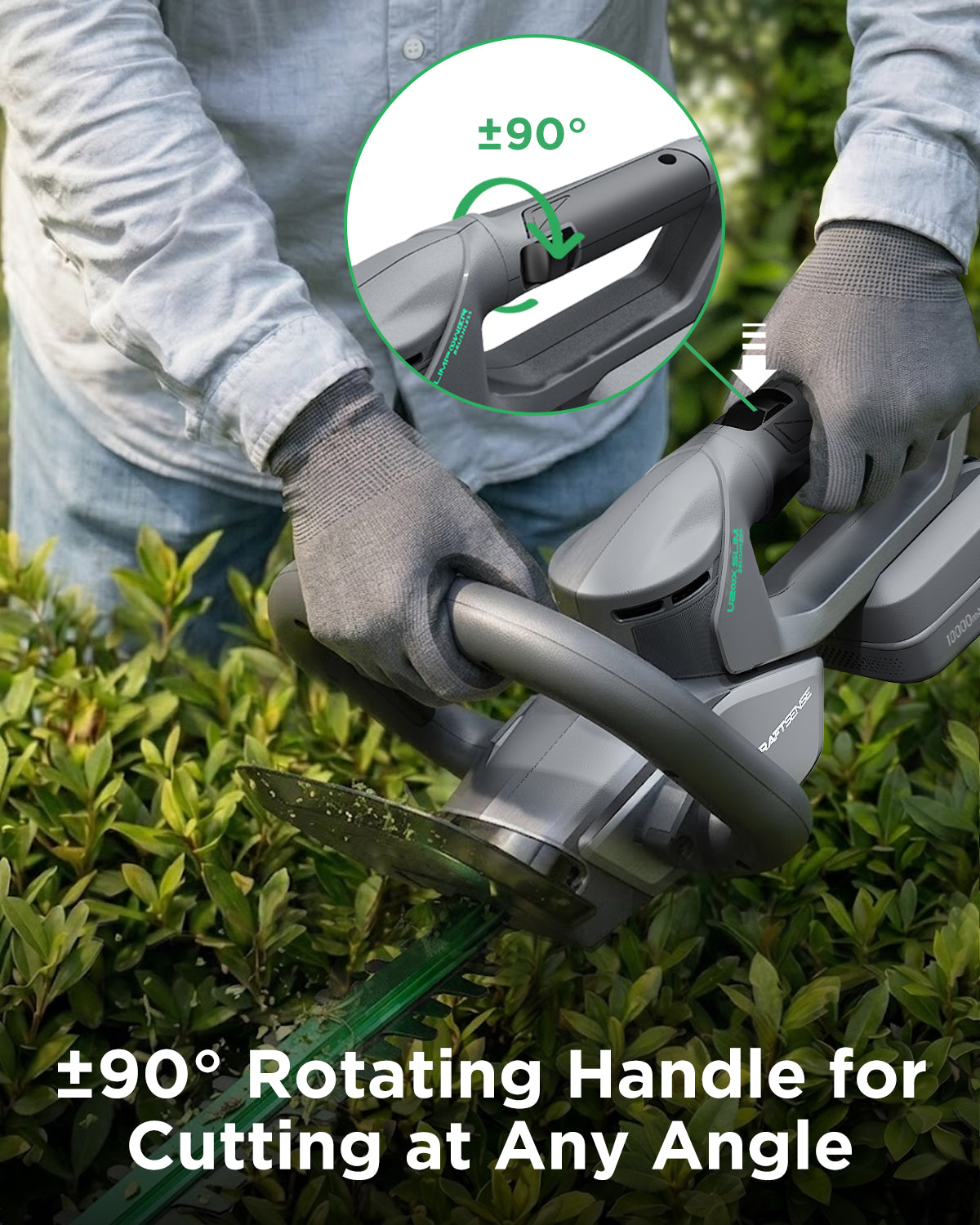 【COMING SOON】Kraftsense U20X Slim 20V Cordless Brushless Hedge Trimmer with 2.0Ah Battery