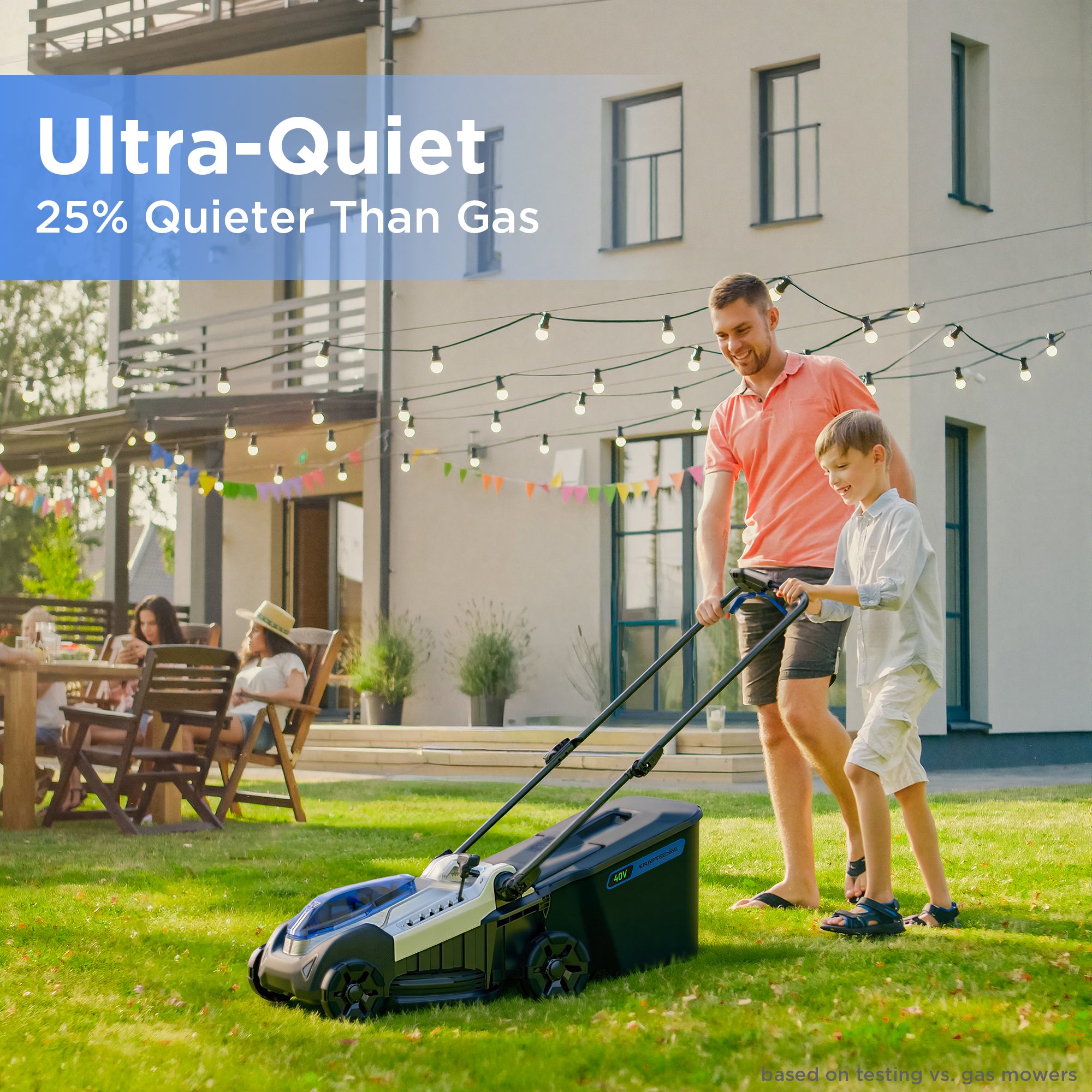 KraftSense U40X 40V Brushless Cordless 18-Inch Lawn Mower