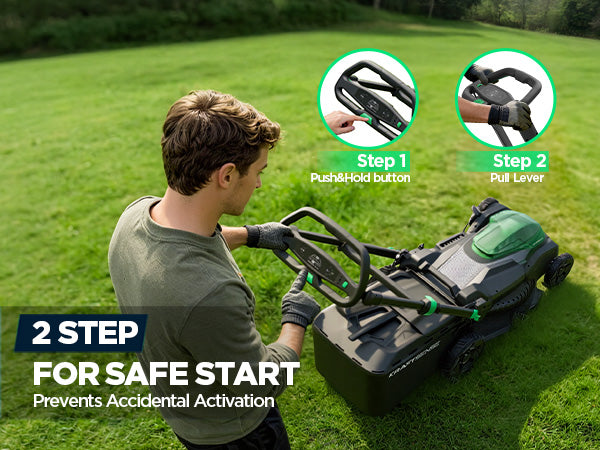 Kraftsense U20X Slim 40V Brushless Self-Propelled Cordless Lawn Mower 21" with 2×8.0Ah Batteries
