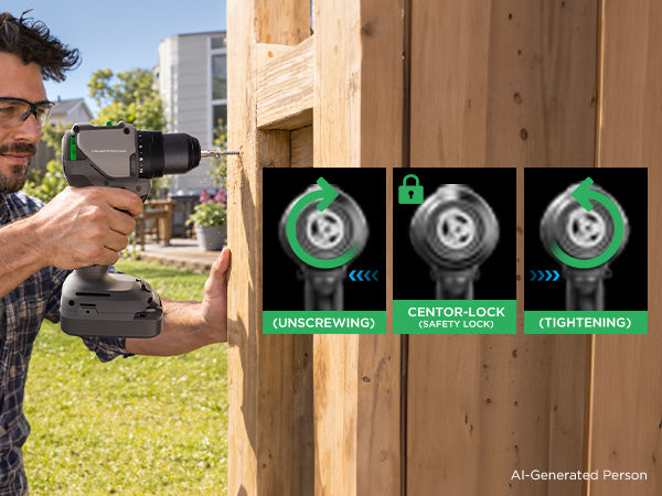 Kraftsense U20X Slim 20V Cordless 1/2" Drill, 50 N·m Torque, Brushless Motor, 2.0Ah Battery.