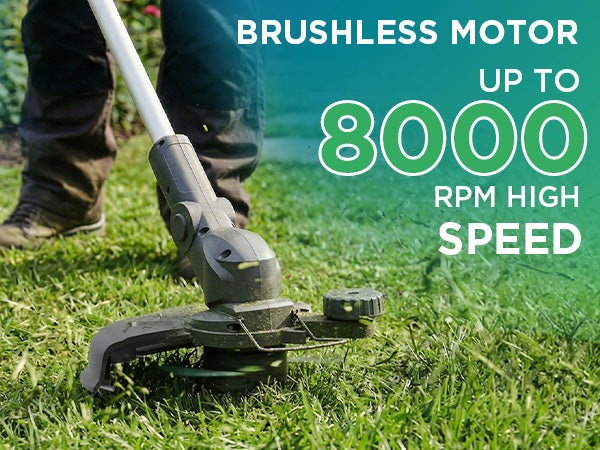Kraftsense Slim 20V 2.0Ah Cordless Brushless String Trimmer