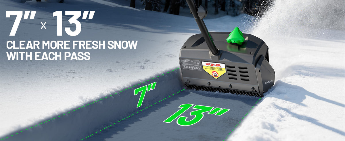 Pre-Sell | KraftSense 13-Inch Brushless Snow Shovel — Bare Tool (No Battery or Charger)