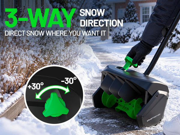 Pre-Sell | KraftSense 13-Inch Brushless Snow Shovel — Bare Tool (No Battery or Charger)