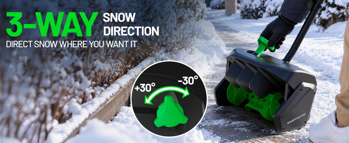 Pre-Sell | KraftSense 13-Inch Brushless Snow Shovel — Bare Tool (No Battery or Charger)