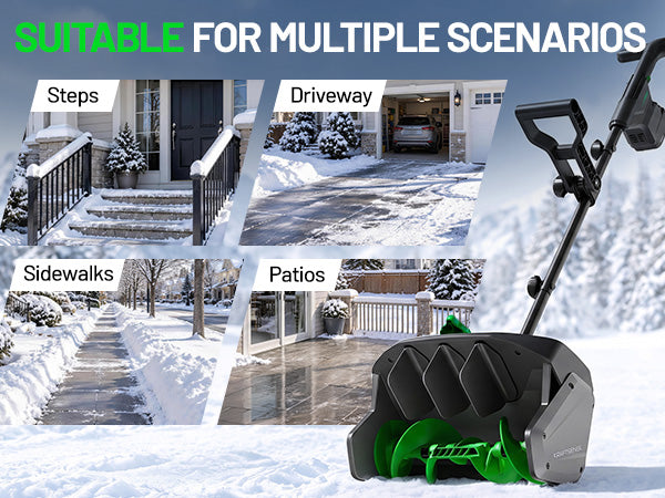 Pre-Sell | KraftSense 13-Inch Brushless Snow Shovel — Bare Tool (No Battery or Charger)