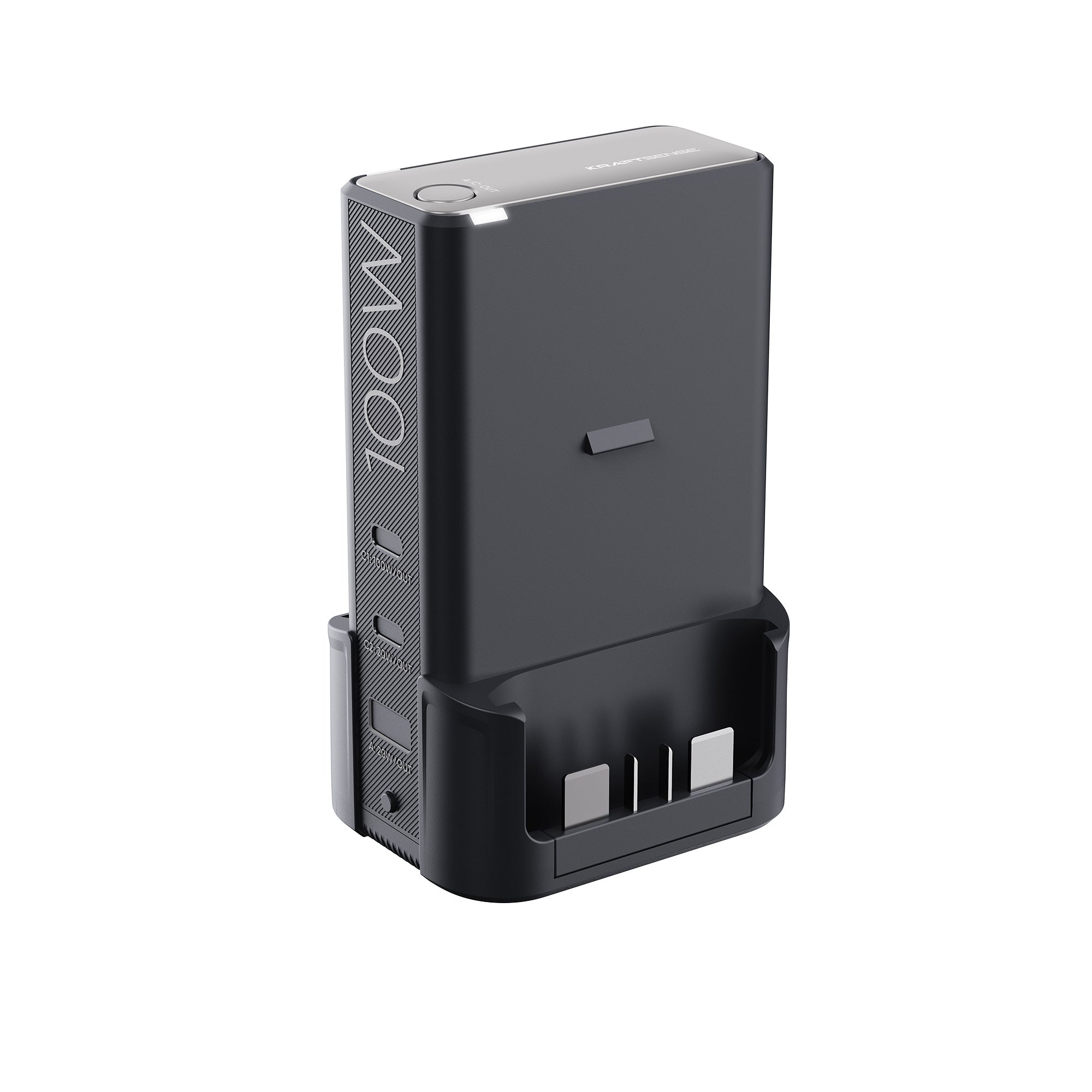 Kraftsense U20X Slim 100W GaN Dual Charger for U20X Battery